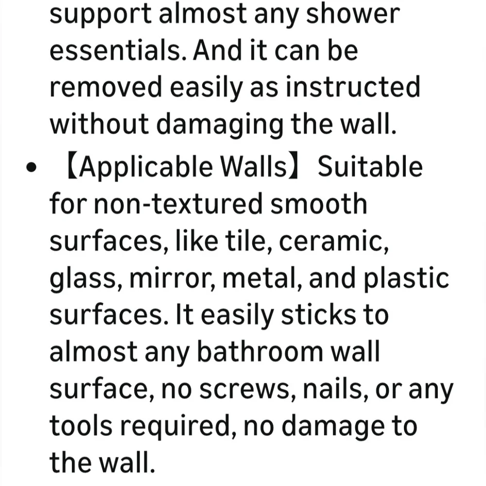 White Shower Caddy Organizer with Hooks - 2 Pack